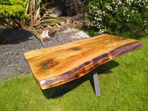 1200mm x 600mm Chestnut epoxy Coffee table